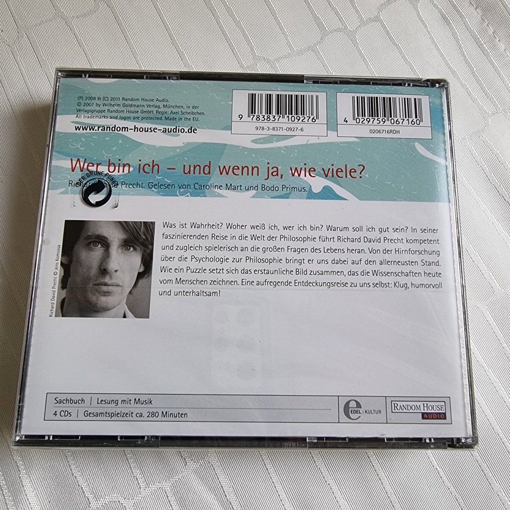Hörbücher: Richard David Precht Hörbuch 4 CDs Original Verpackt – Neu und originalverpackt aus Rupperswil von moni_2024 1