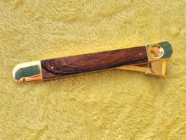 Vintage Zigarrenabschneider Donatus Solingen Holz V-Schnitt