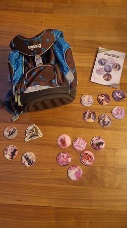 Ergobag-Schulthek / Schulrucksack inkl. 12 Kletties