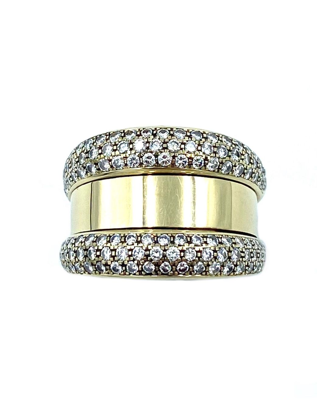 Chopard Anelli: Chopard. Bague La Strada or jaune et diamants – Usato da Renens VD venduto da Diademe.sarl