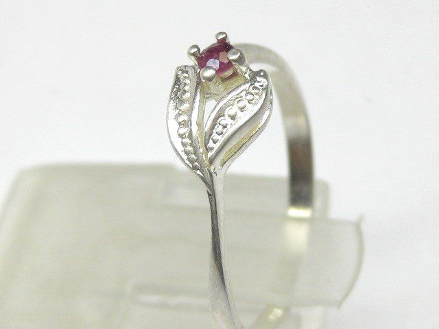 Anelli: feiner Ring Silber 925 + MP Spinell rot Gr. 54 – Usato da Ermatingen venduto da Decovin