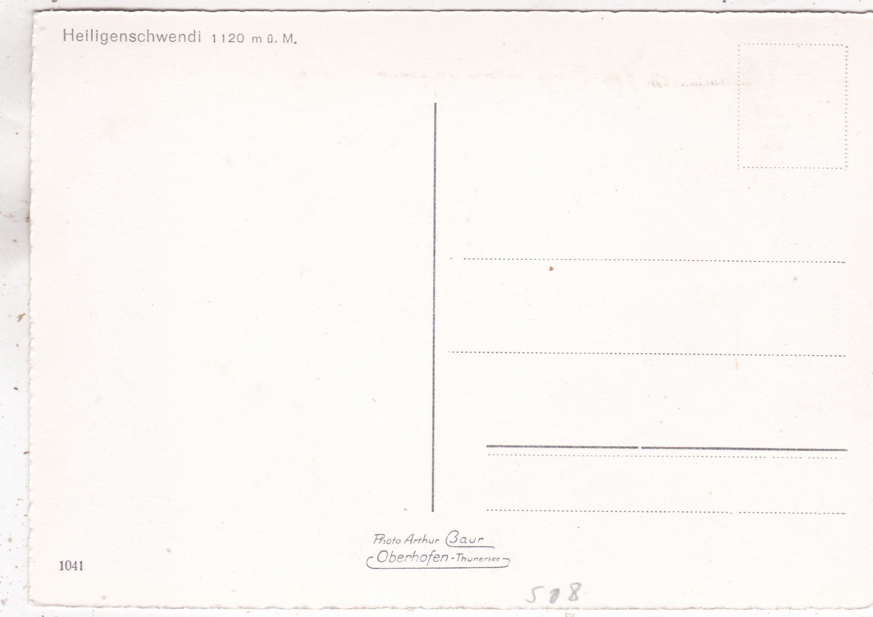 Ansichtskarten: Heiligenschwendi – Gebraucht aus Herisau von Lisegrat2008 1