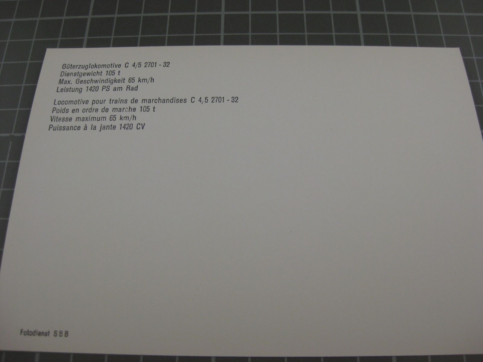 Cartoline postali: Dampflok C 4/5 2701-32 – Usato da Malters venduto da Marosko 1
