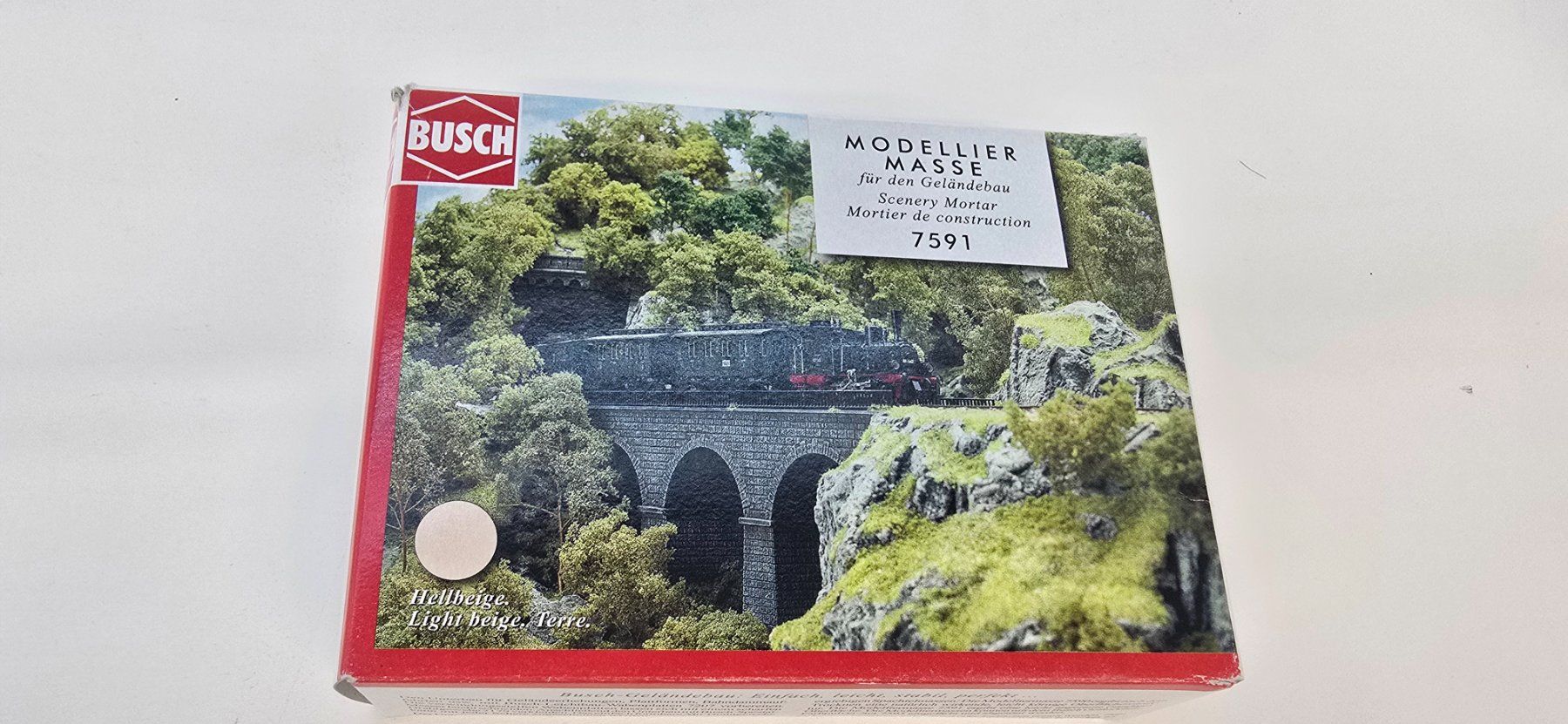 Busch Modellini di ferrovie: Busch Modelliermasse 7591 3st. – Nuovo (secondo la descrizione) da Büsserach venduto da ModellbahnDepot 2