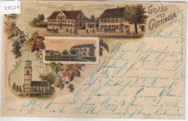 Gruss aus Güttingen - Litho 1900