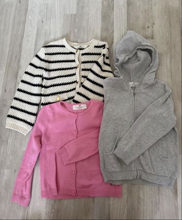 Lot de 3 gilets pour enfant H&M divers coloris état bon