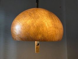 Plexiglas Hängelampe mit goldeffekt