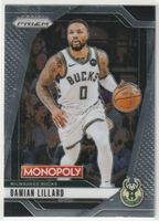 Damian Lillard #8 2024-25 Panini Prizm Monopoly NBA Bucks