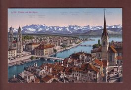 ZÜRICH und die Alpen