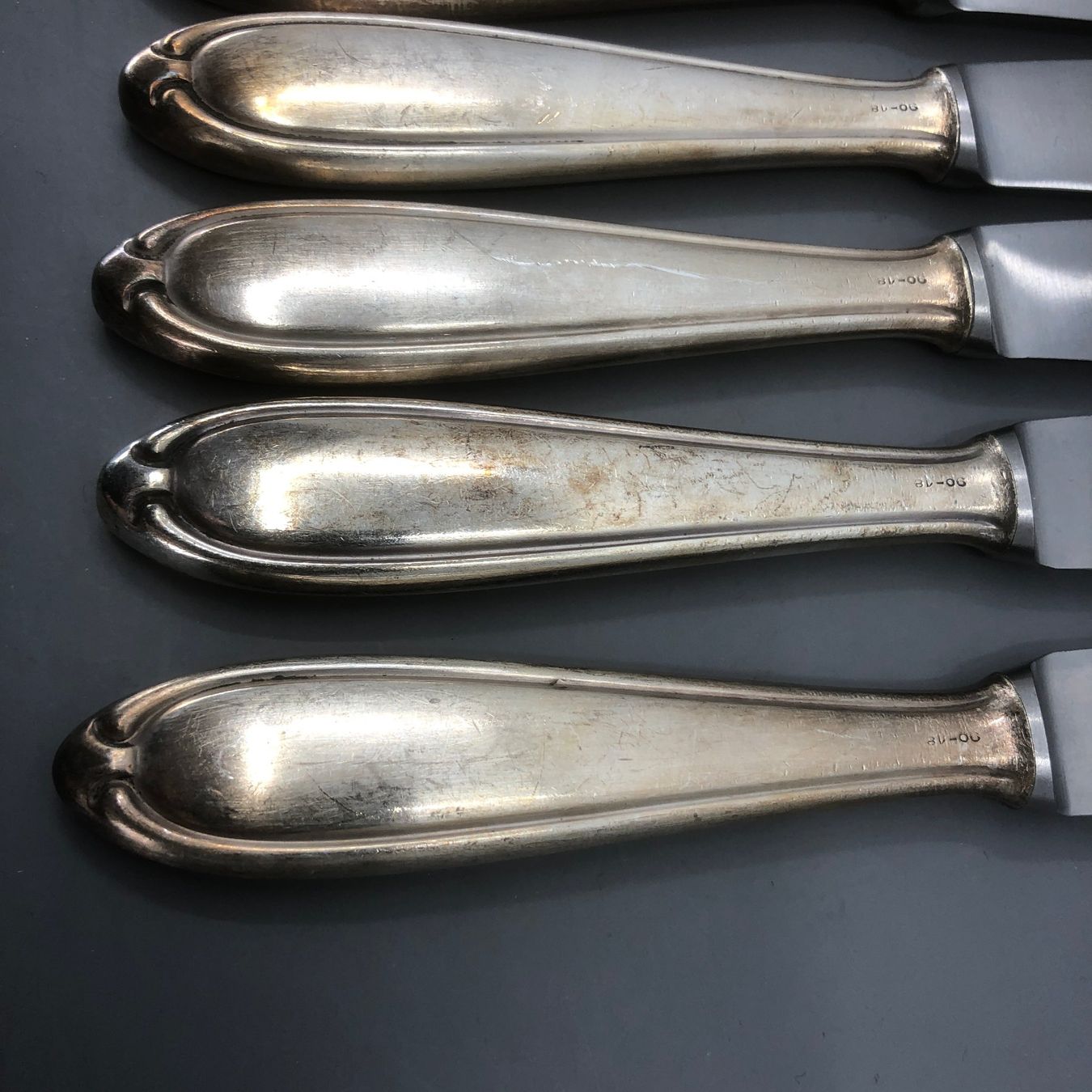 Posate: 8 Dessertmesser versilbert Hans – Usato da Basel venduto da Tiabeanie 9