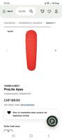 2 Therm-A-Rest Prolite Apex Grösse L NEU