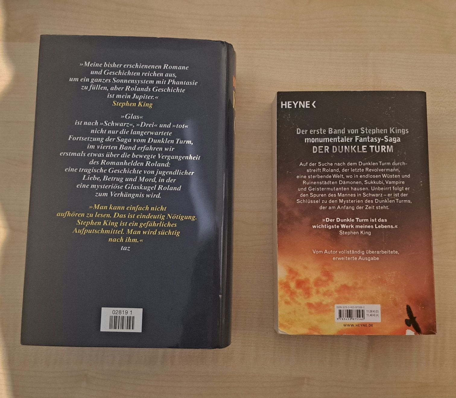 Libri: 2x Stephen King Romane Glas & Schwarz – Usato da Seengen venduto da ja6_65wp 1