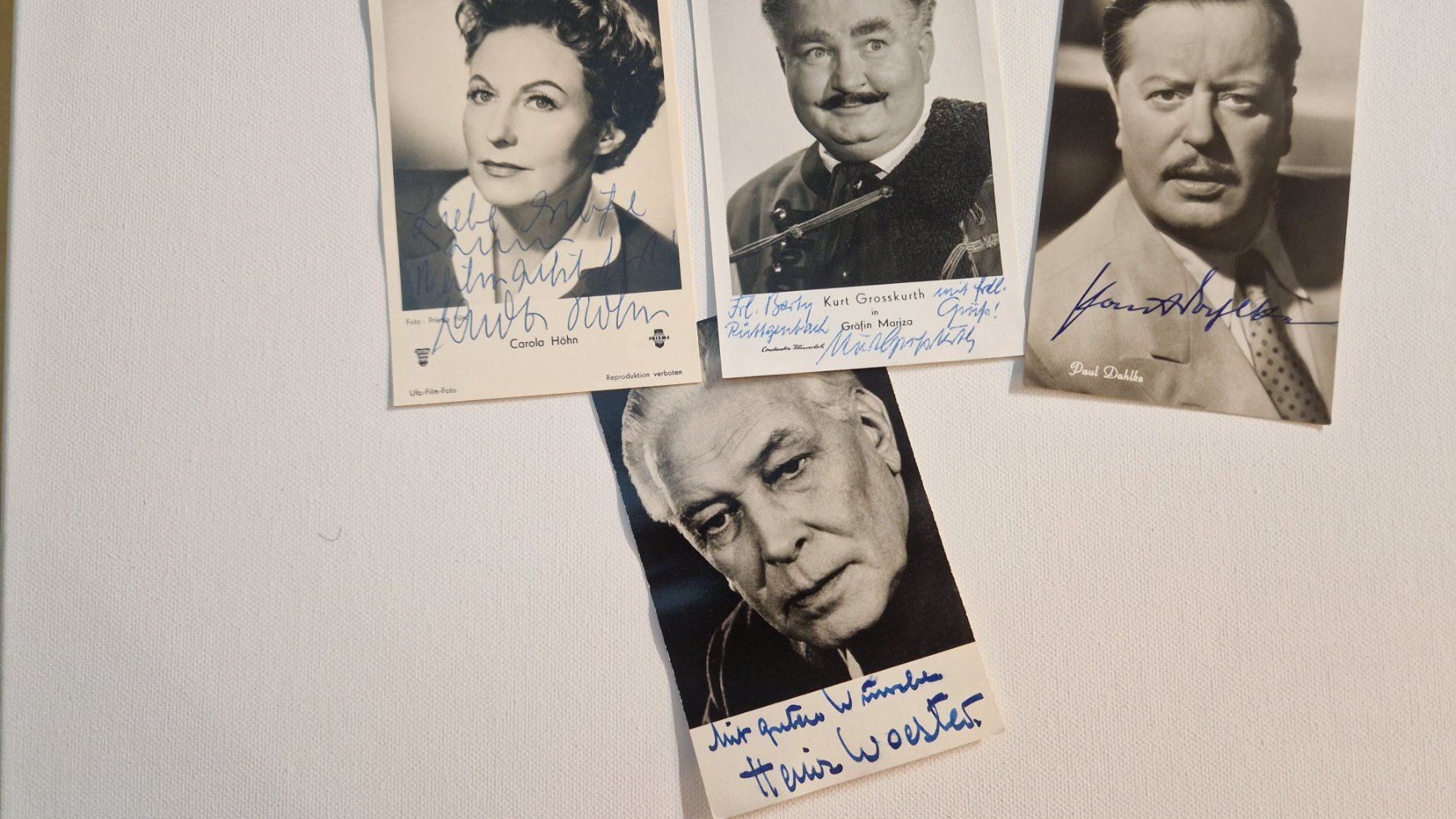 Autografi: 20 Original Autogramme alt - Schauspieler CH / D (Package 2) – Usato da Salmsach venduto da aacs65 4