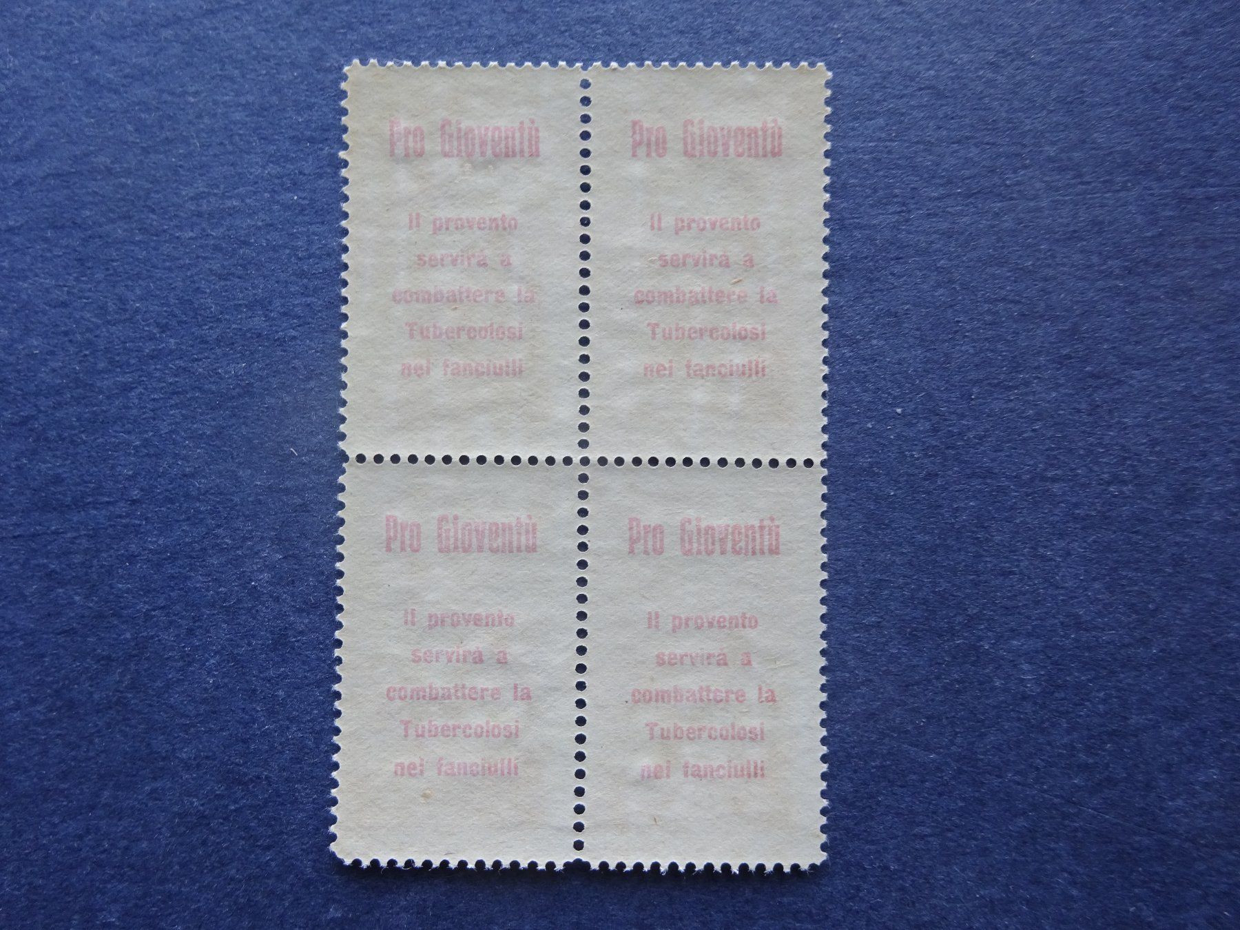 Tutti i francobolli: 1912 Pro Juventute im 4er Block postfrisch** – Usato da Appenzell-Steinegg venduto da adi1975 7