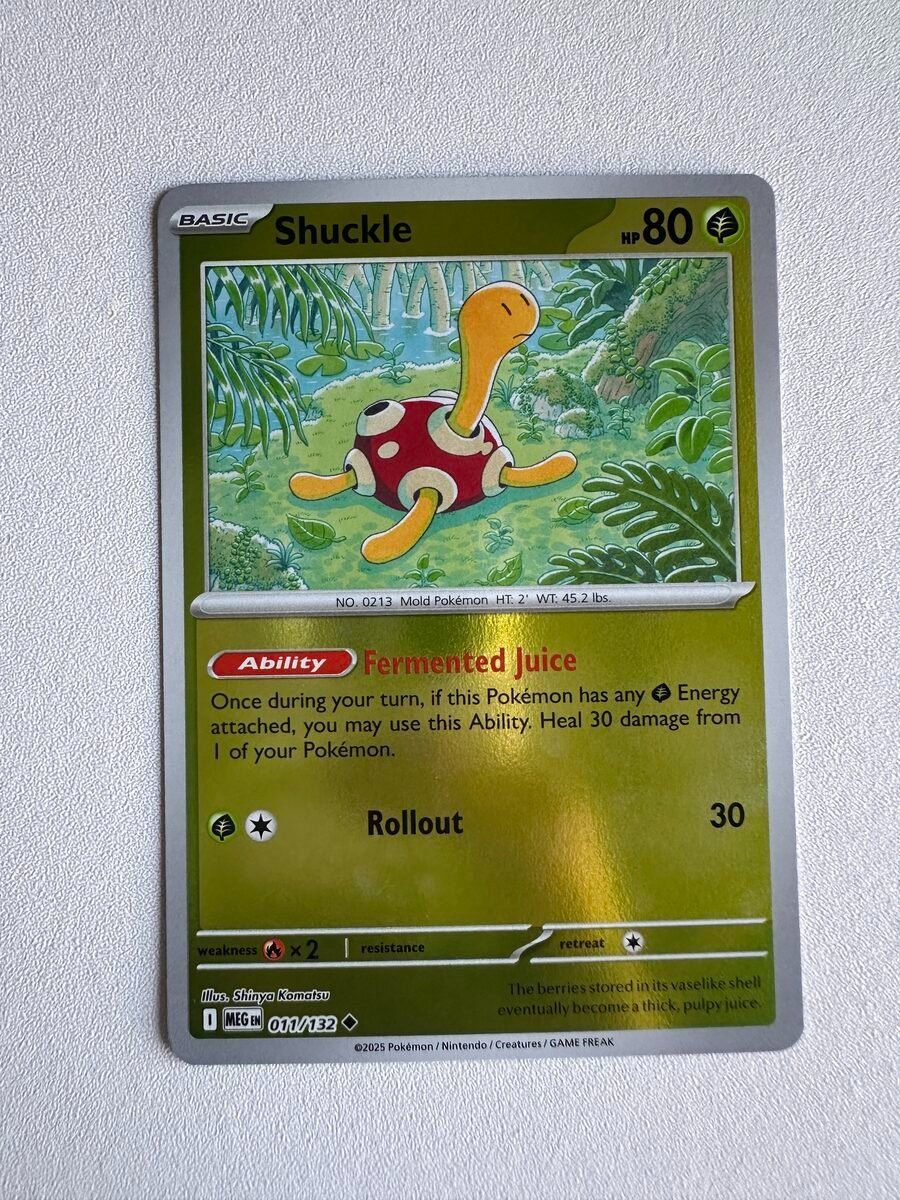 Pokémon Carte collezionabili: Shuckle MEG EN 011/132 HOLO – Nuovo (secondo la descrizione) da Zürich venduto da 05t_bwx2