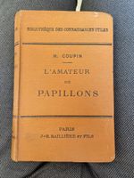 L'amateur de papillons, édition 1895, livre de collection