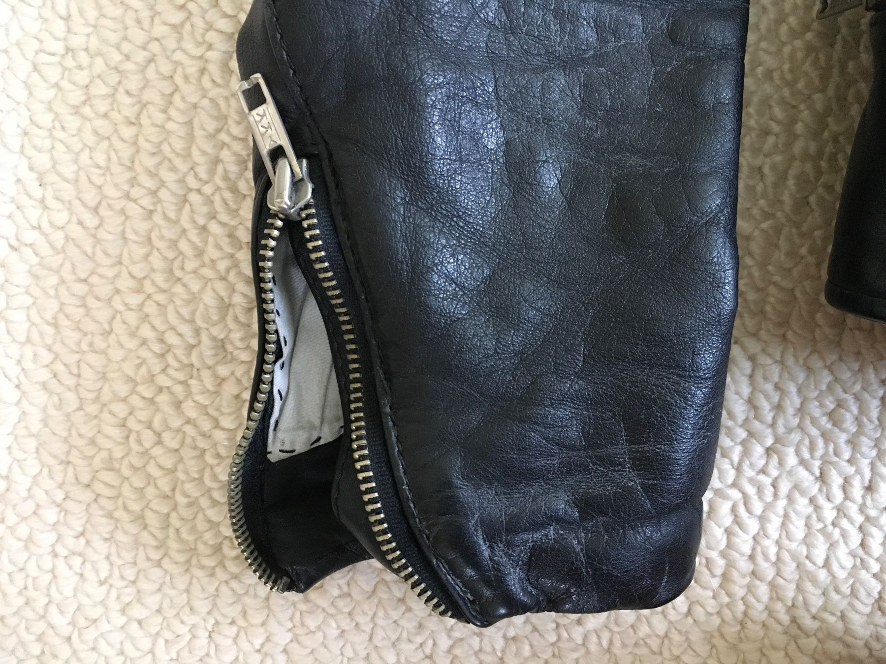 Giacche: Damen-Motorrad-Lederjacke schwarz, Grösse 46 – Usato da Rheinfelden venduto da Nerocorleone110 5