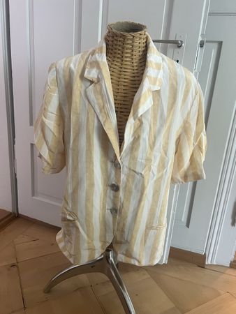 Motys Paris Vintage Sommerbluse, gestreift, ca. Gr. M,