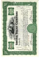 Irving Trust Company, Aktie vom 31. Oktober 1939