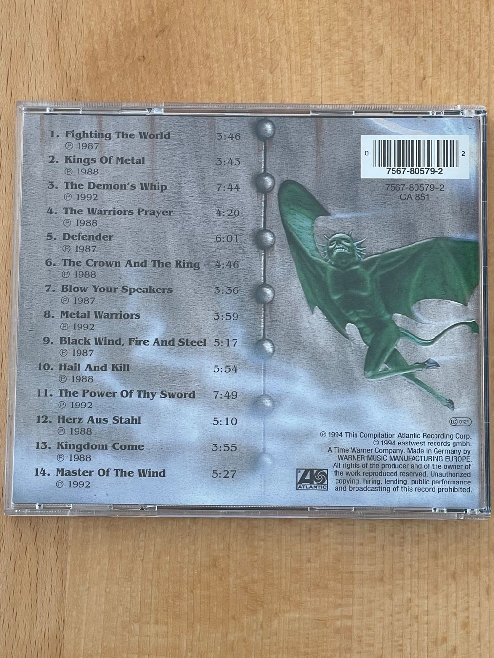 CDs: Manowar - The Hell of Steel – D'occasion à Rüti ZH par alumedien 1
