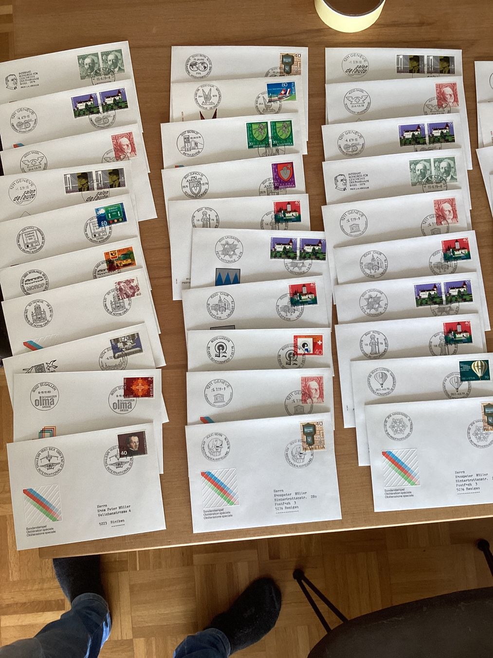 Tutti i francobolli: sonderstempel briefmarke – Usato da Reinach BL venduto da andreas_mueller 2