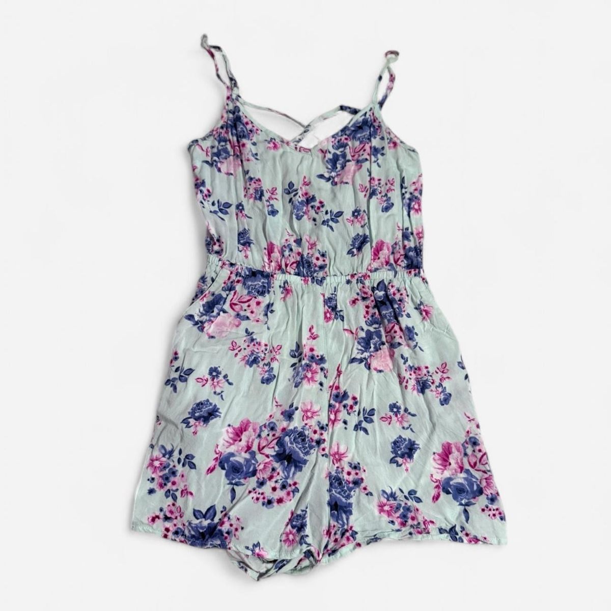 Tute: Floral Romper Blue Pink – Usato da Basel venduto da 1moonstar