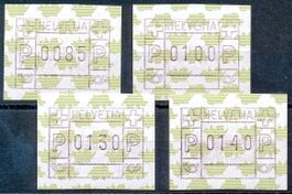ATM 25 schwarz Satz 85/100/130/140 ** sehr selten