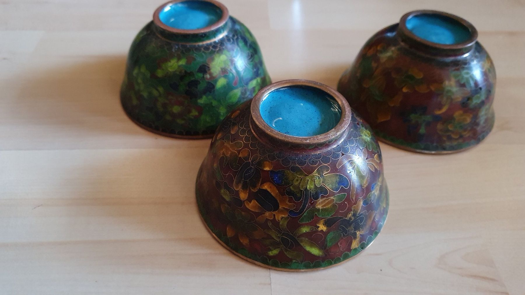 Ciotole: 3 Cloisonné Schalen / China / Antik – Usato da Glattfelden venduto da sessa123 7