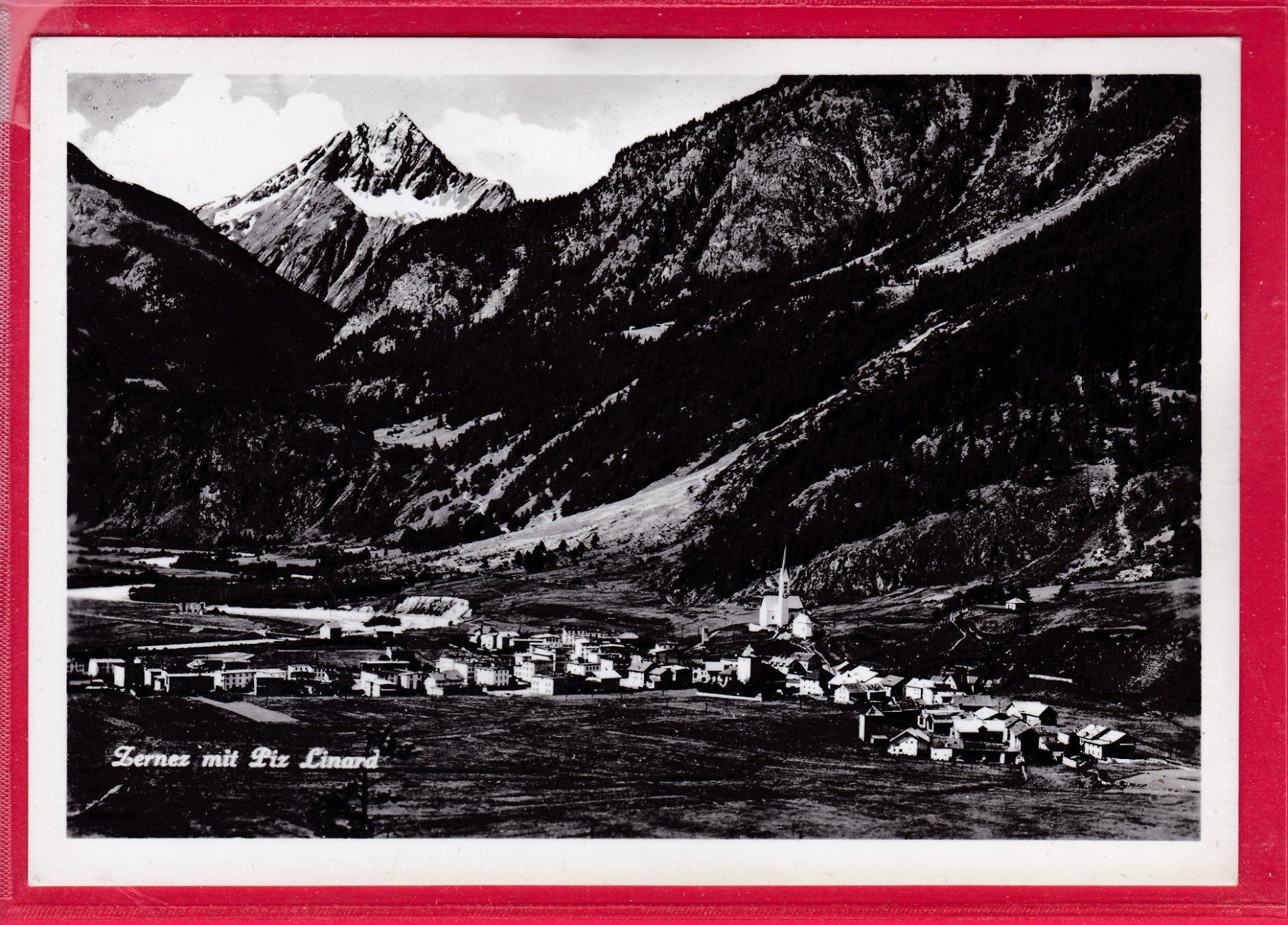 Ansichtskarten: ZERNEZ MIT PIZ LINARD, 19.7.1965 – Gebraucht aus Oberrieden von Gebirgsstelze