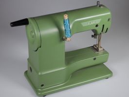 Vintage Elna Junior Nähmaschine Grün Schweiz