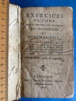 Exercices de l'âme - L. Barbou Imprimeur - Limoges 1806