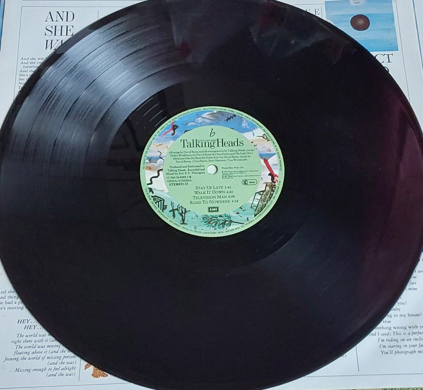 Vinyles: Vinyl LP  - Talking Heads  - Little Creatures - 85 - VG+ – D'occasion à Villeret par Fil11 3