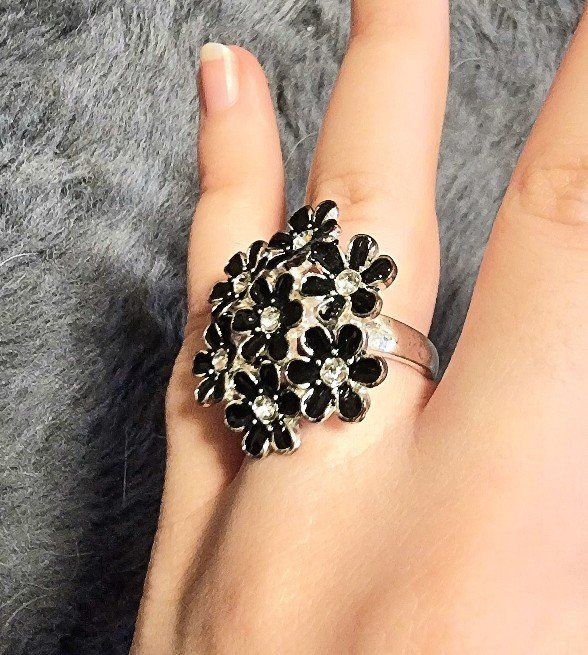 Anelli: Modeschmuck Fingerring Blumen – Usato da Eschlikon TG venduto da Spitzmuus 1