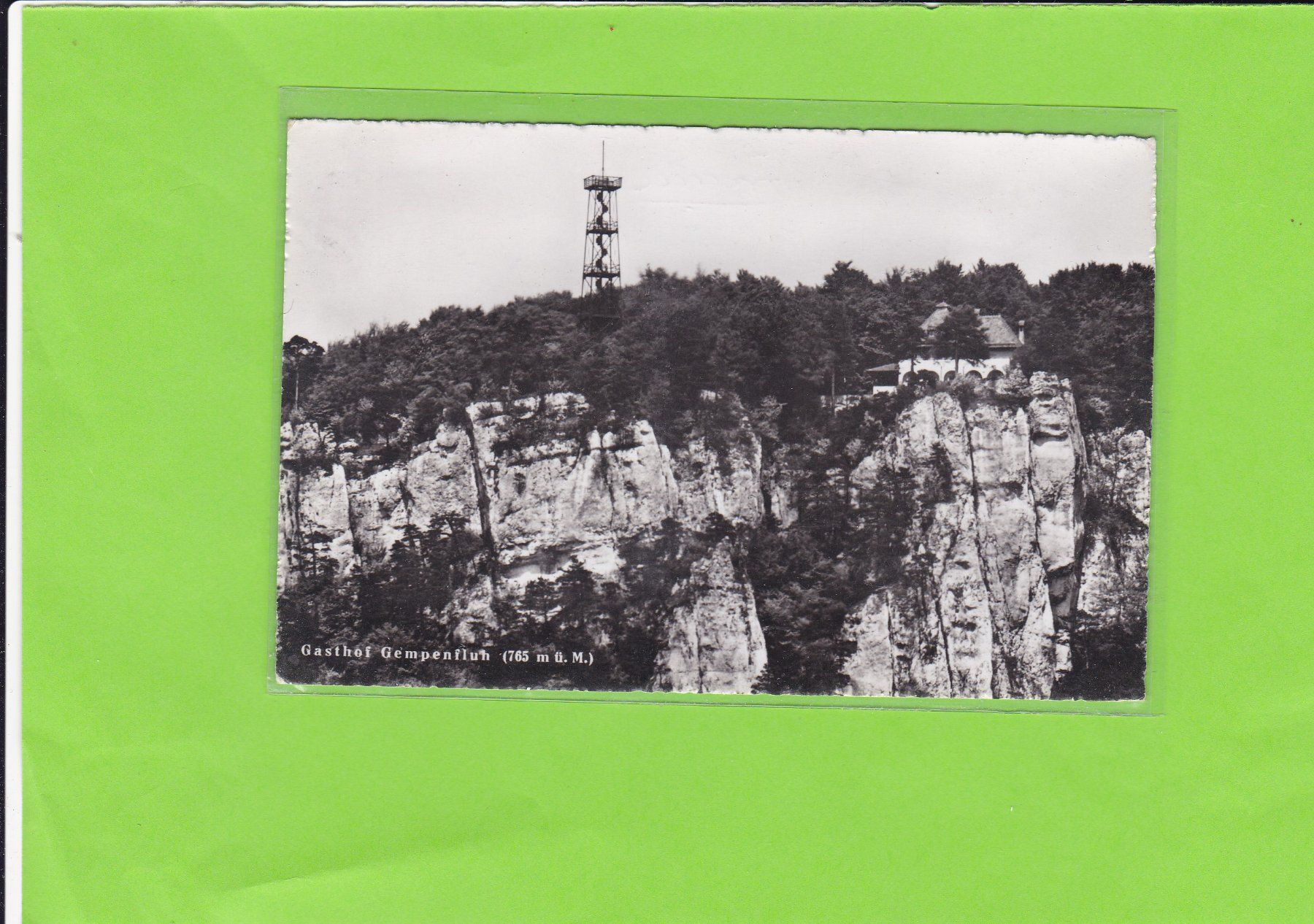 Cartoline postali: Gasthof Gempenfluh – Usato da St. Peterzell venduto da neckertal