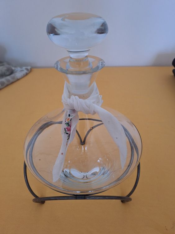 VERDANVERSE Glaskaraffe Eiswein Dekanter - Elegante Servierkaraffe Für Wein