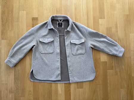Hemdjacke Clockhouse C&A grau/baige Grösse 44 guter Zustand