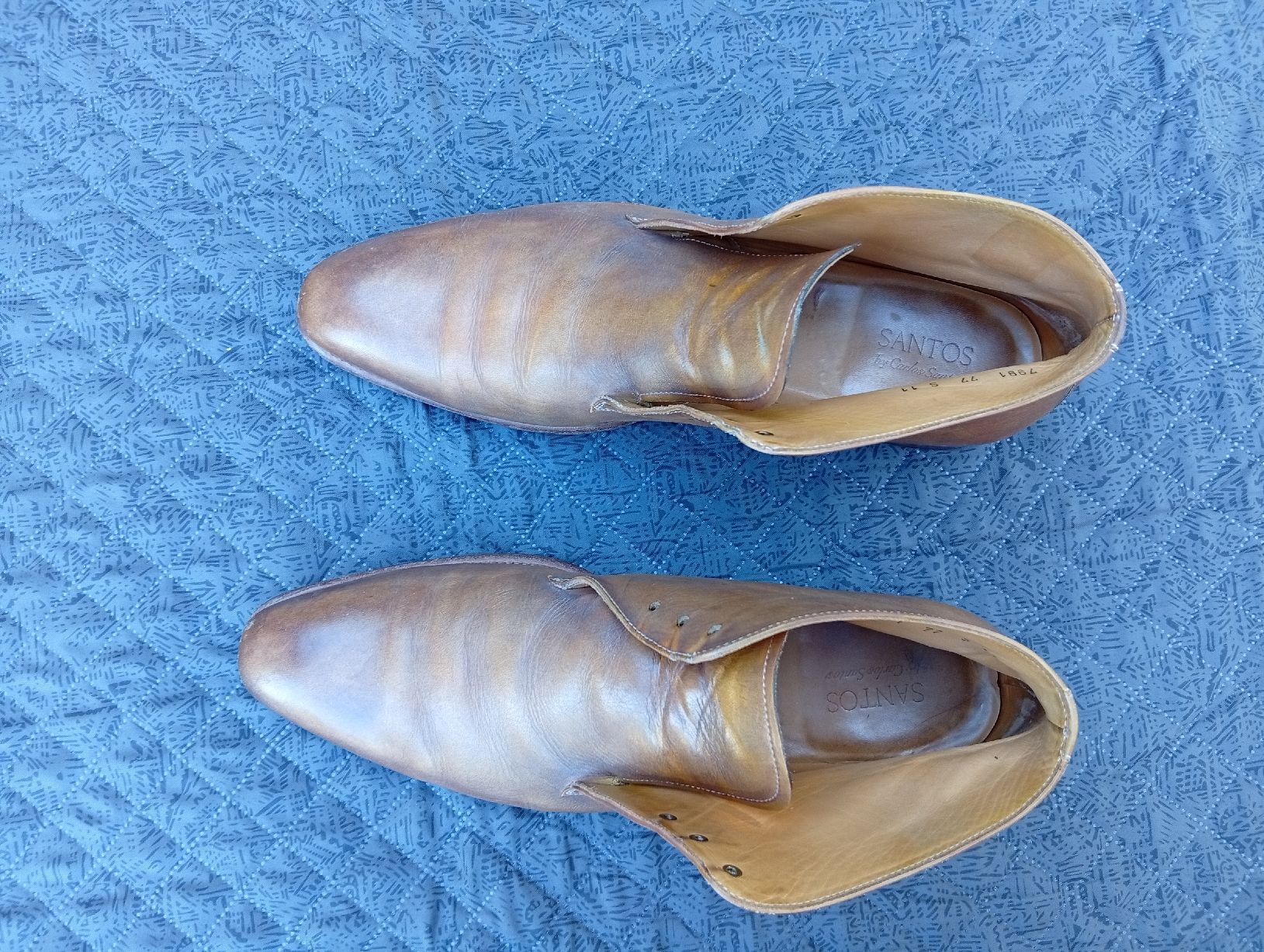 Carlos Santos Scarpe da uomo: Carlos Santos goodyear cousu cuir marron – Usato da Courgenay venduto da Lebonmatos 2