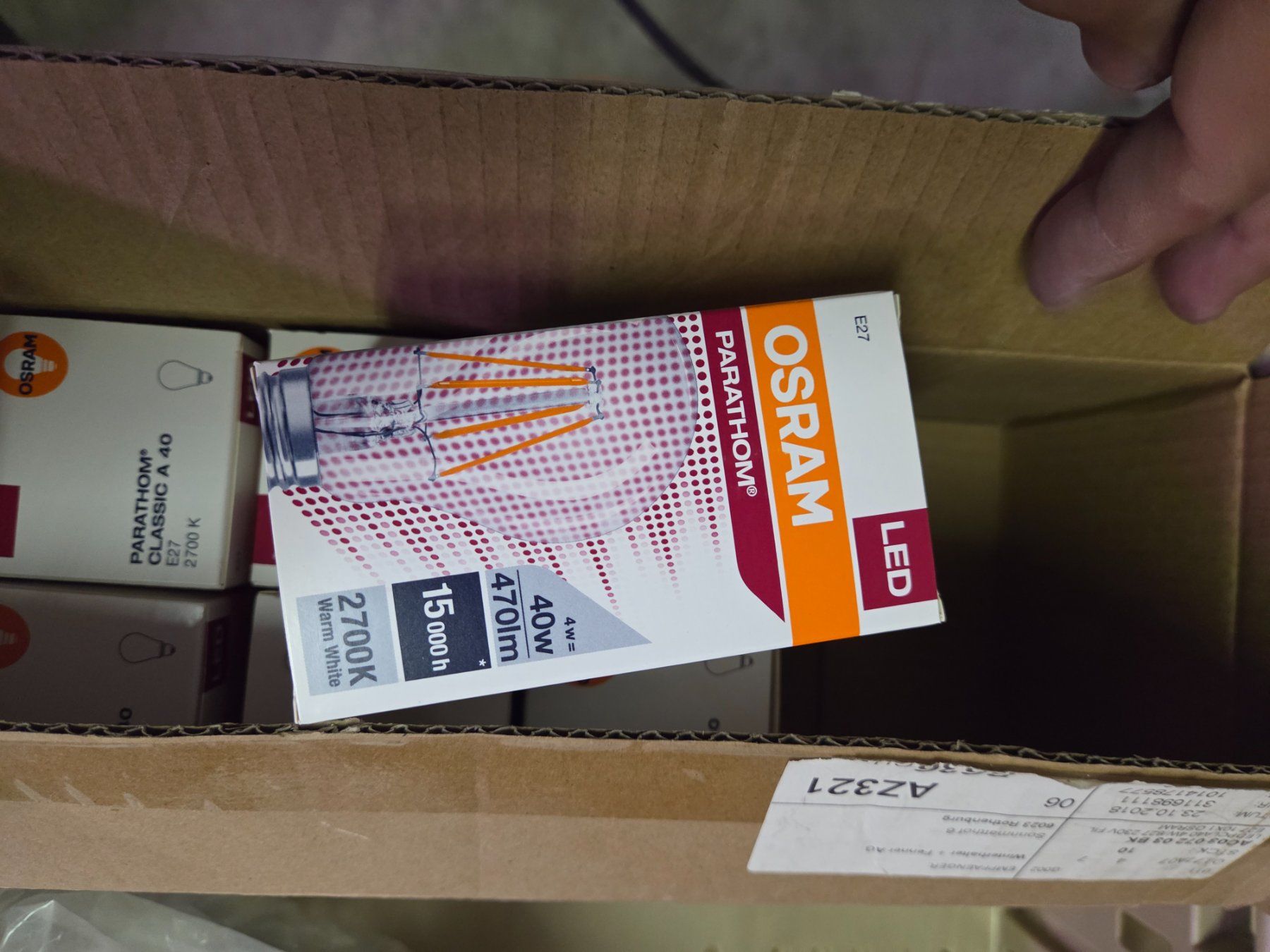 Osram Lampen: Glühbirne OSRAM LED 4W = 40W 470lm E27 2700K – Neu und originalverpackt aus Zürich von Alibaba1234 6
