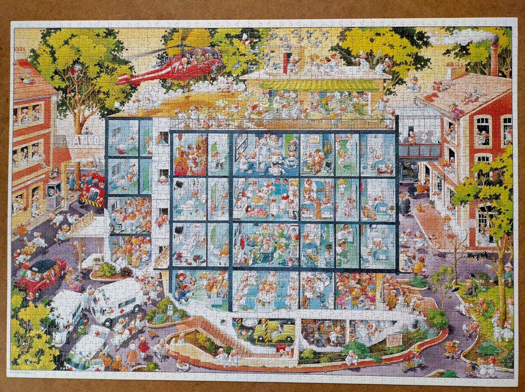 Heye Puzzles: LOUP "Emergency Room" (Notfall) / Heye Puzzle 2000Teile – Gebraucht aus Pfeffingen von Intertandem 1