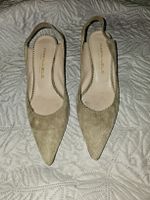 Escarpins  Parallèle Paris T38 beige daim vintage