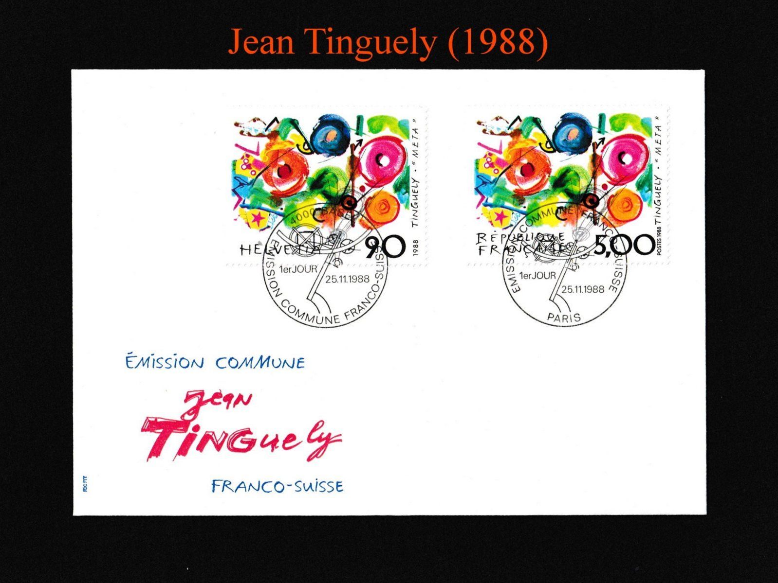 Tutti i francobolli: Set "Jean Tinguely 1988" – Nuovo (secondo la descrizione) da Dübendorf venduto da Jumbo1990 1