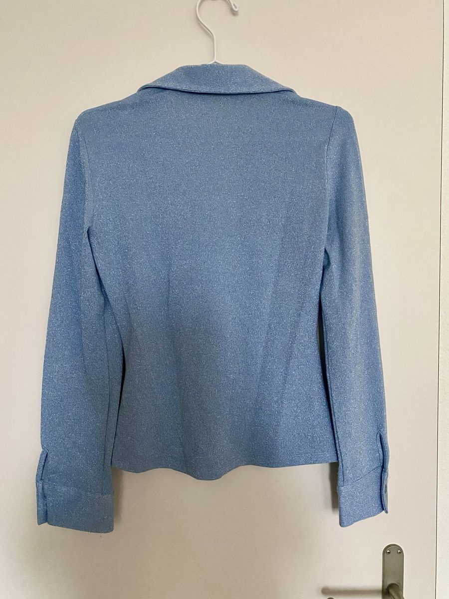 Zara Camicette: Damenbluse hellblau – Usato da Luzern venduto da champagnelaury 3