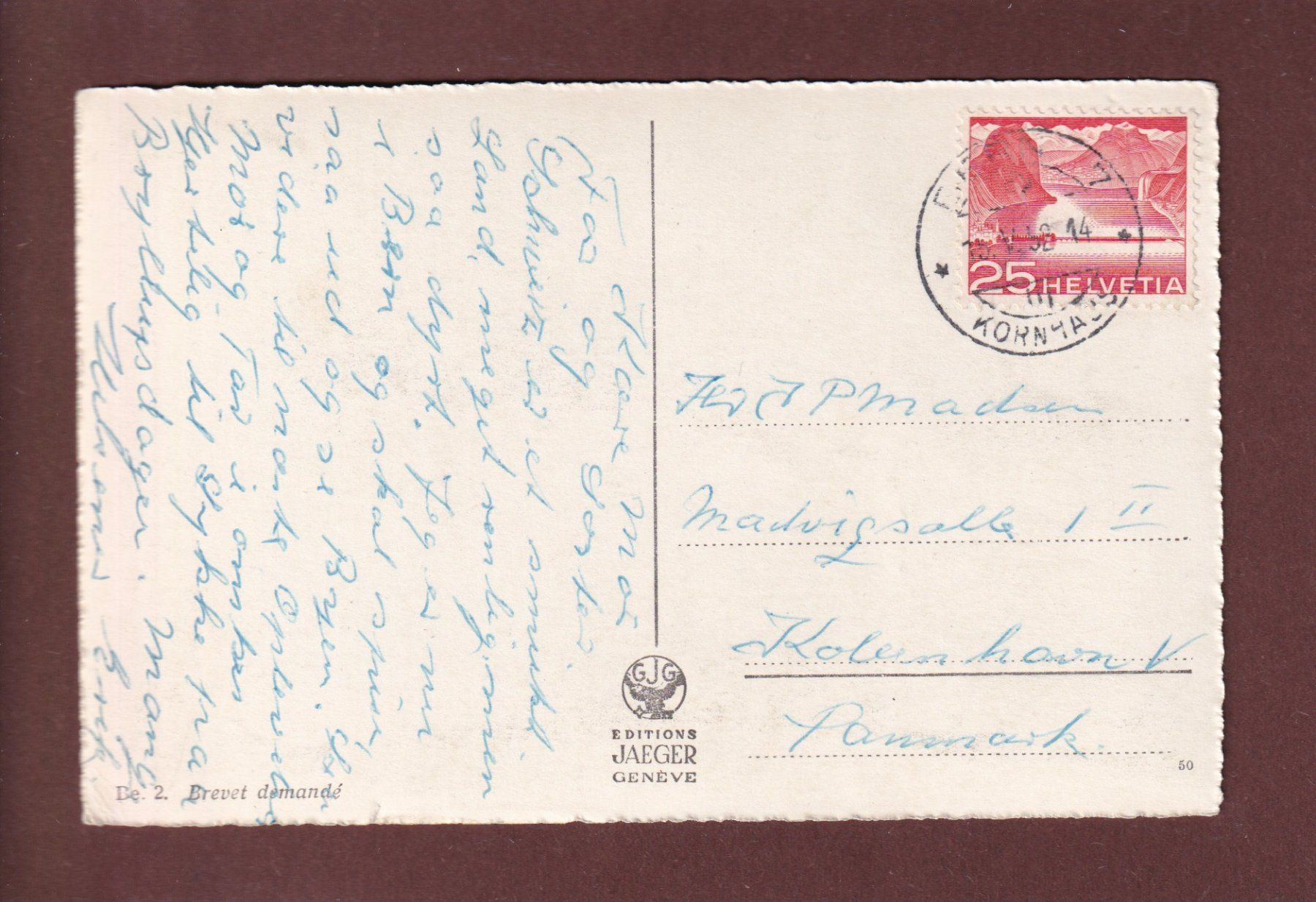 Cartoline postali: BERN - 5 Bilder - 1952 – Usato da Pully venduto da nicecards 1