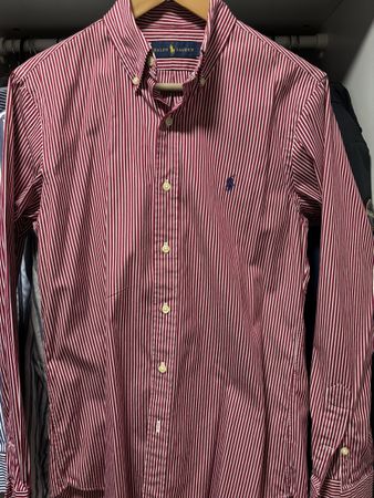 Camicia Ralph Lauren rigata rossa taglia S ottime condizioni