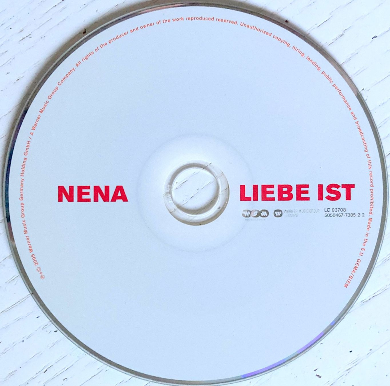 CD: NENA - LIEBE IST – Usato da Bottens venduto da hotter-than-hell 2
