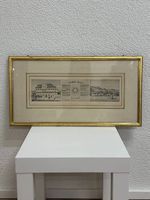 Antike Stahlstich "Wilhelm Spaeth Rorschach" mit Goldrahmen