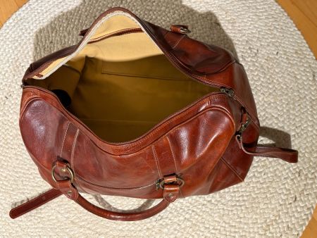 Reisetasche Leder braun guter Zustand