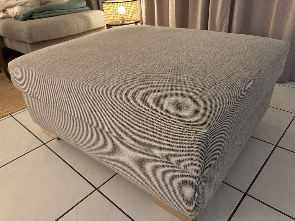 Sörvallen IKEA Hocker mit Stauraum, viarp beige / grau (Gebraucht) in ...