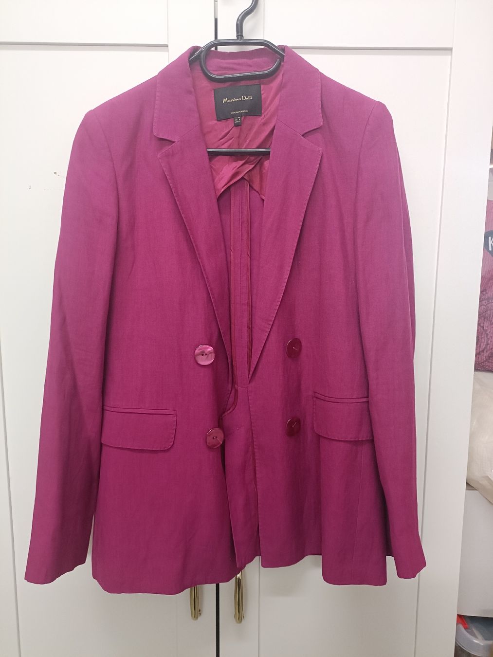 Massimo Dutti Jacken: Massimo Dutti Blazer Grösse 40 pink Leinenmix – Neu (gemäss Beschreibung) aus Chur von 2HandSoul