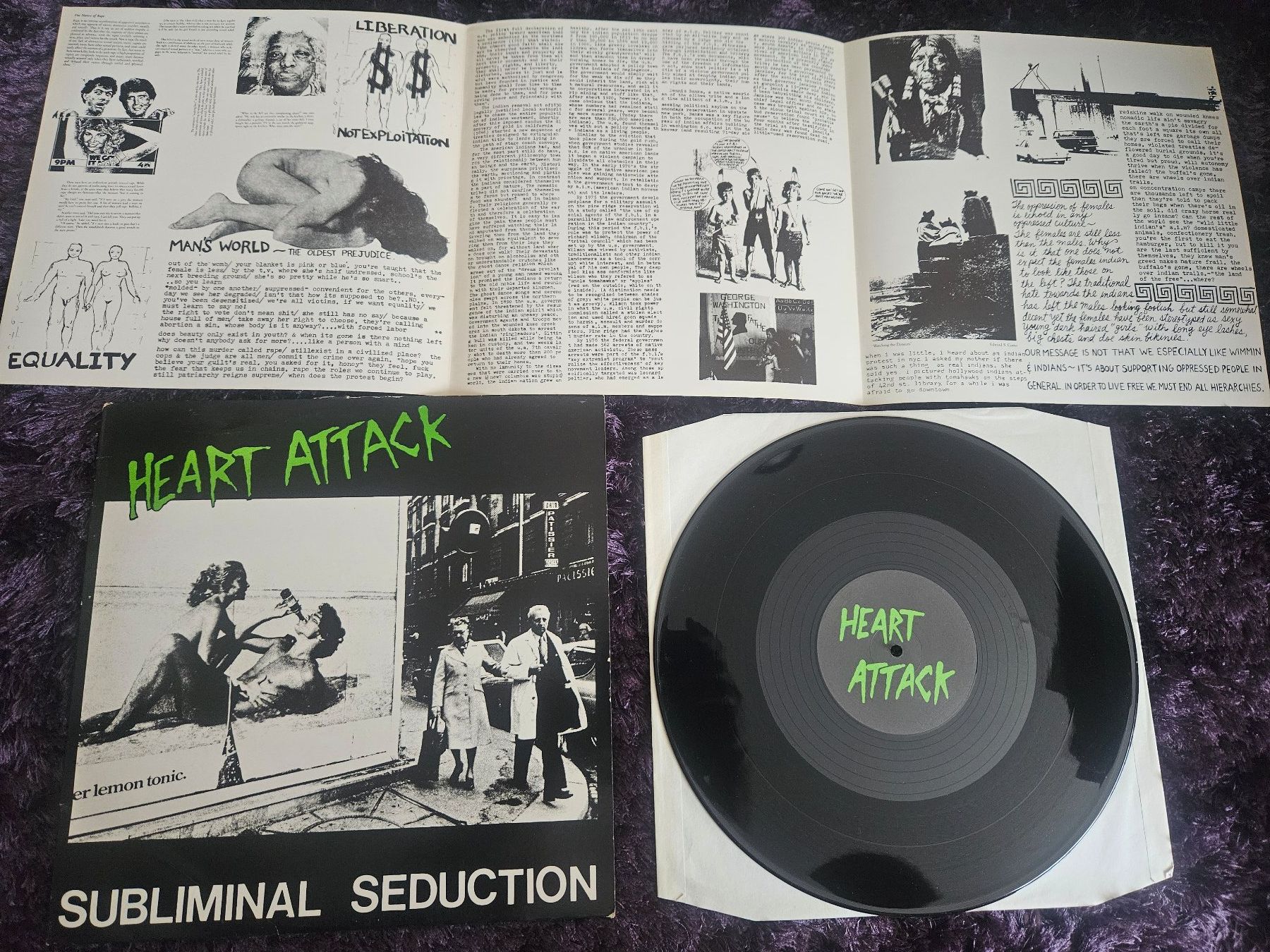 Dischi in vinile: Heart Attack ‎– Subliminal Seduction – Usato da zürich venduto da ultraviolet